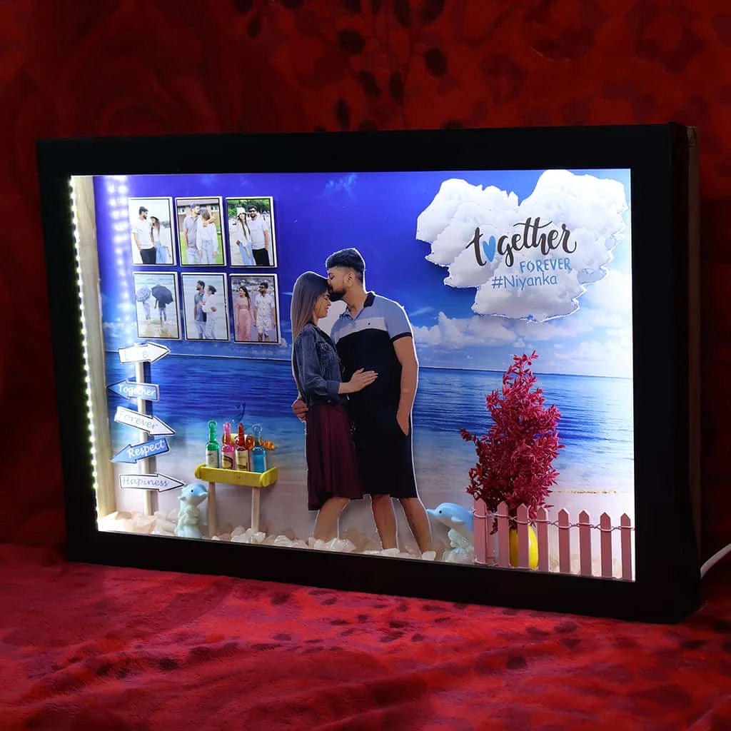 3D Miniature Photo Frame For Couple | Together Forver