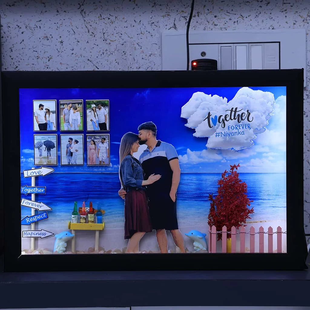 3D Miniature Photo Frame For Couple | Together Forver