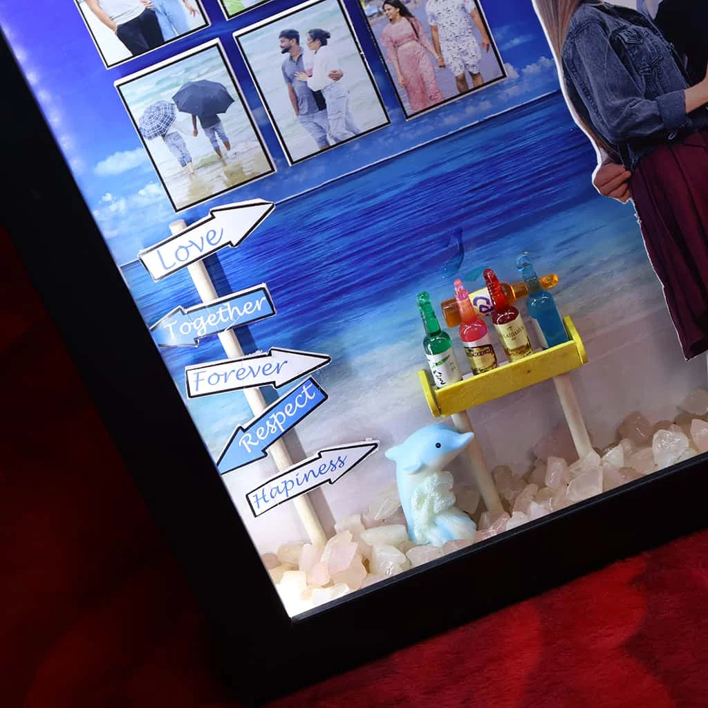 3D Miniature Photo Frame For Couple | Together Forver