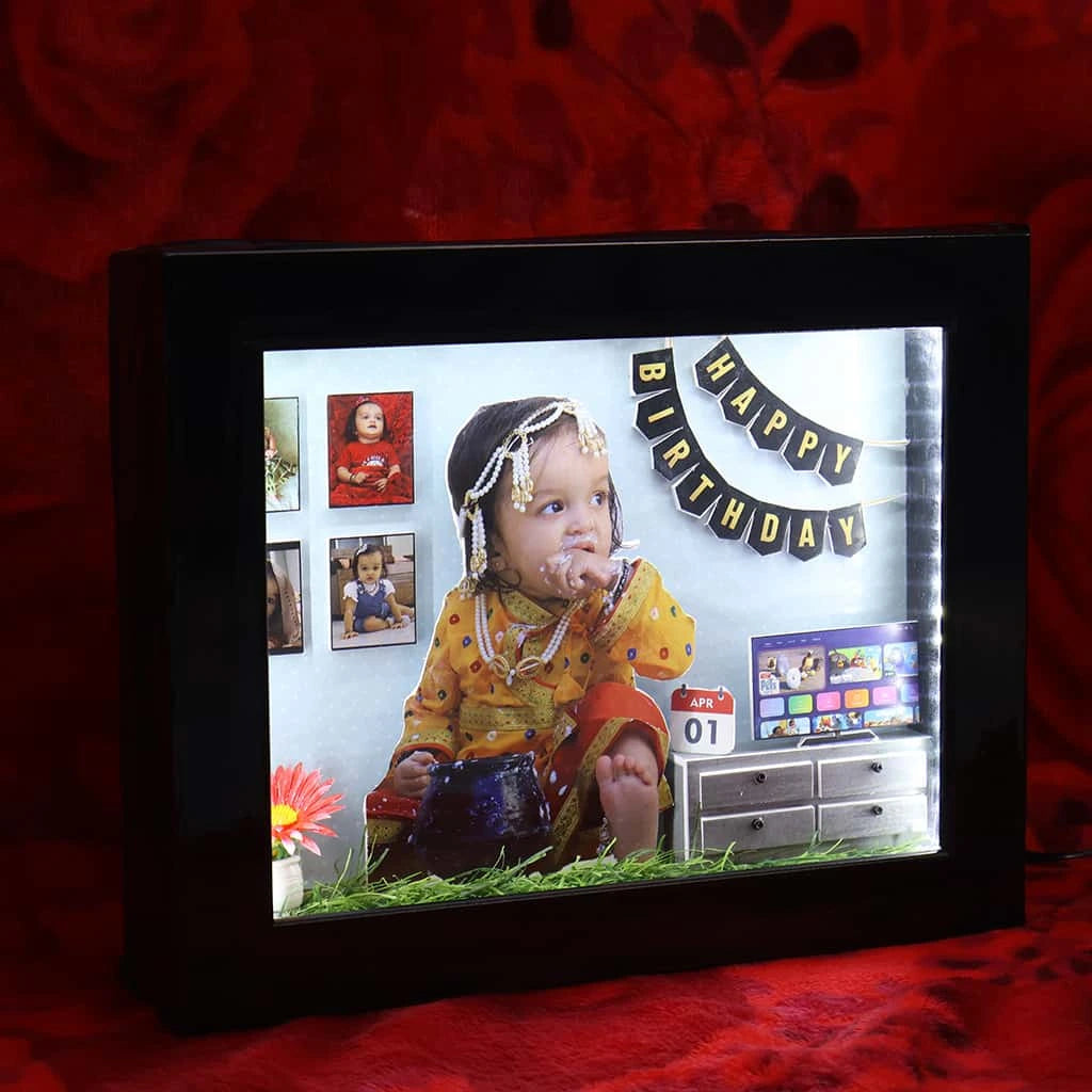 3D Miniature Photo Frame | Happy Birthday