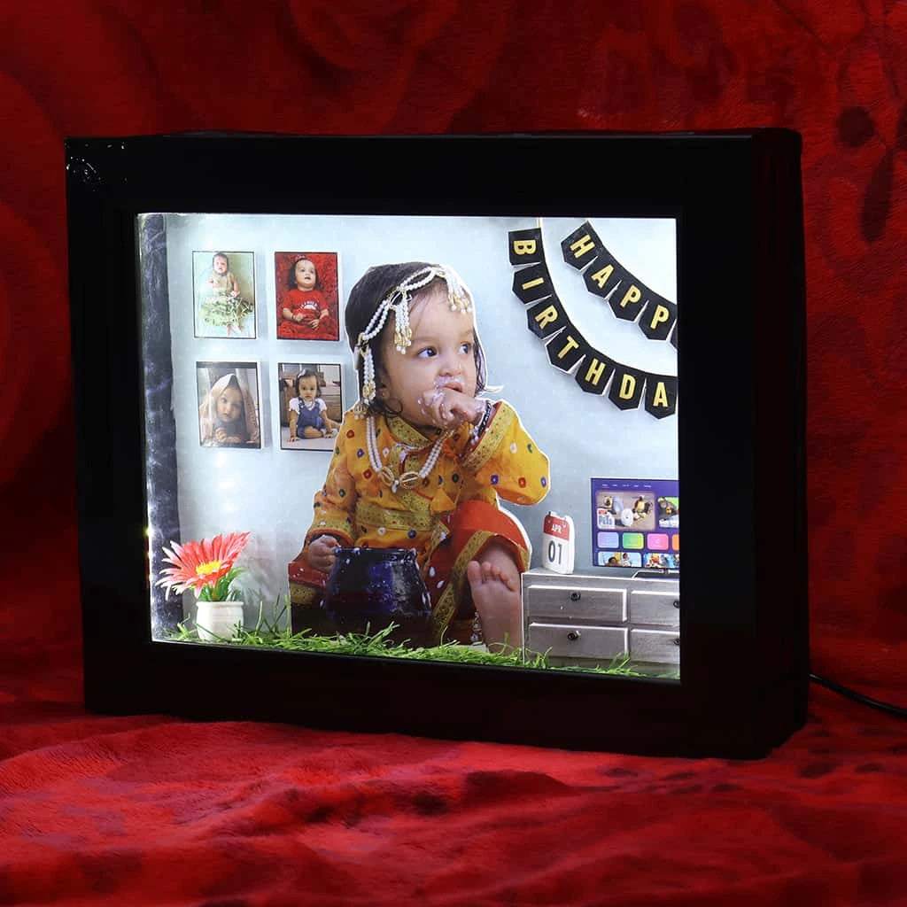 3D Miniature Photo Frame | Happy Birthday