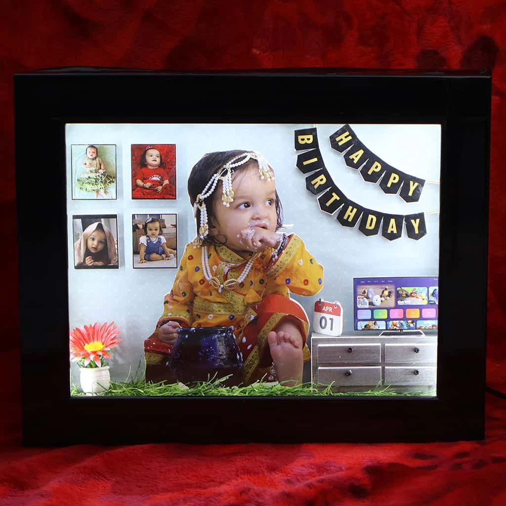 3D Miniature Photo Frame | Happy Birthday