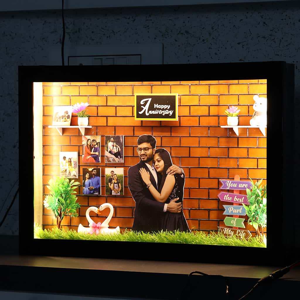 3D Miniature Photo Frame For Love | Happy Anniversary