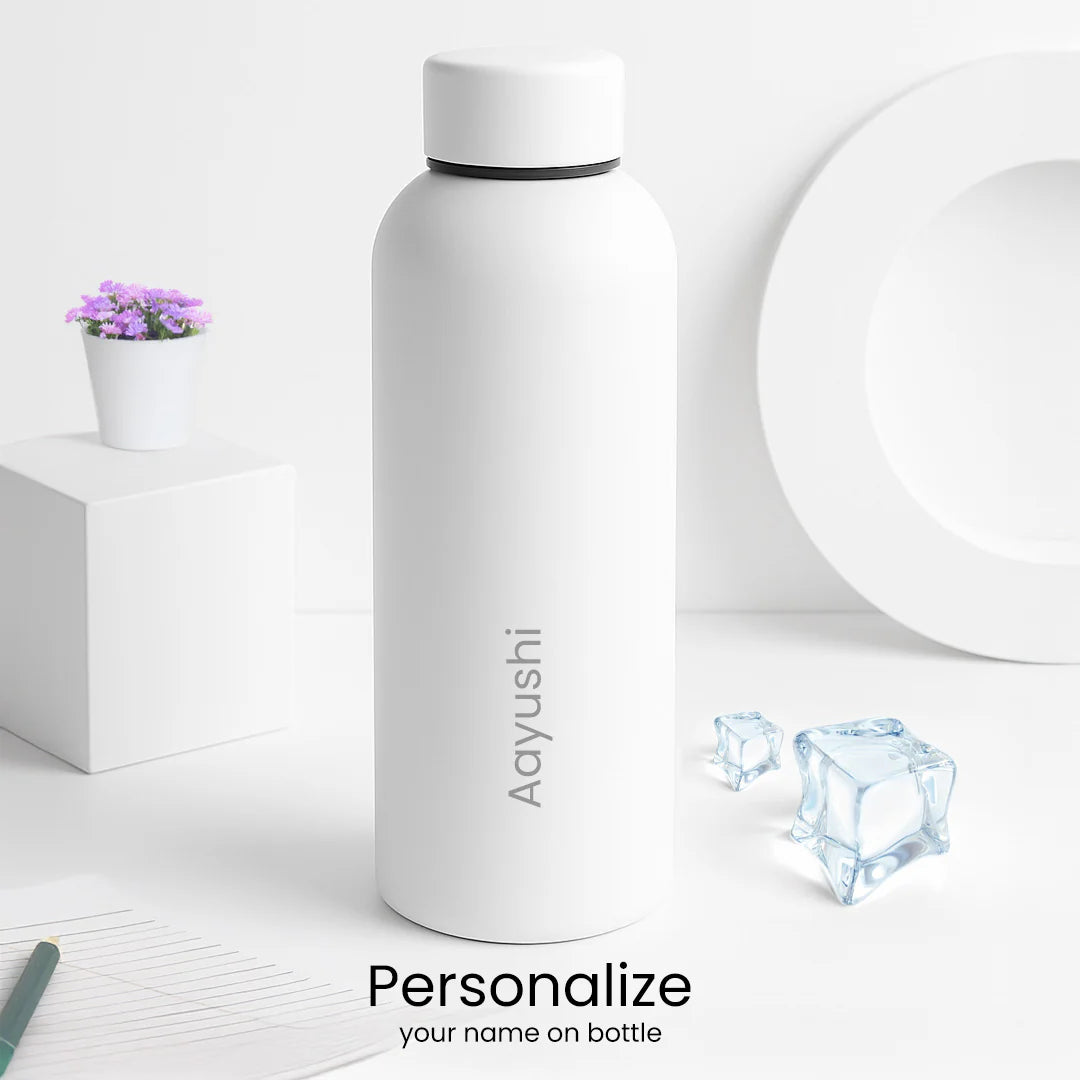 Custom Matte finish Stainless Steel Water Bottle – 500ml