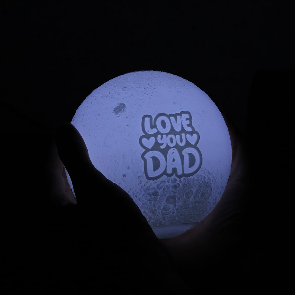 Father's Day special  Personalized photo moon lamp
