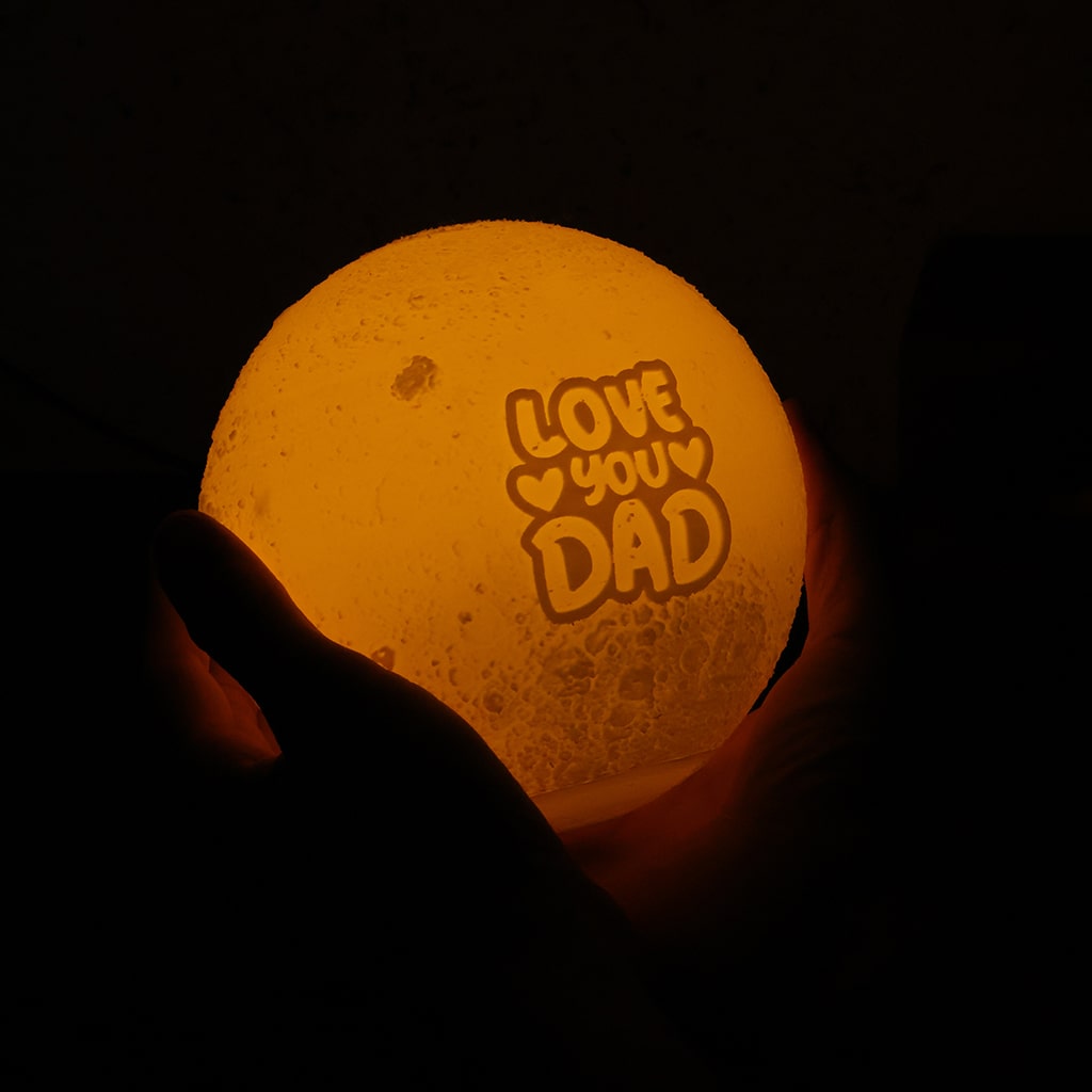 Father's Day special  Personalized photo moon lamp