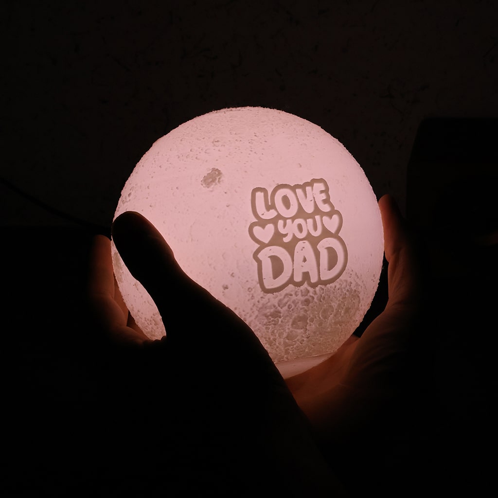 Father's Day special  Personalized photo moon lamp