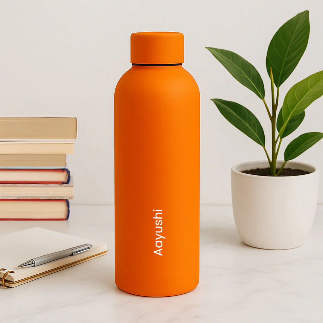Custom Matte finish Stainless Steel Water Bottle – 500ml