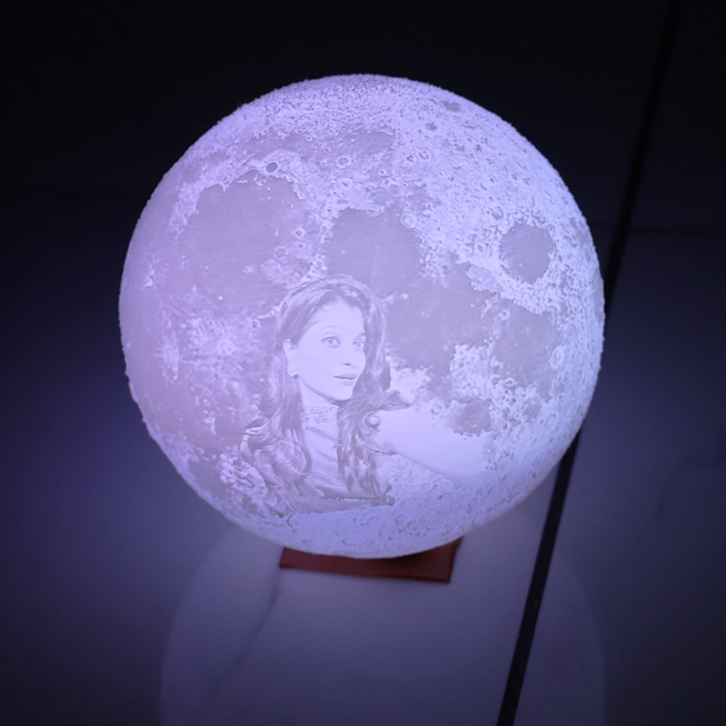 Photo Moon Lamp for Birthday and Anniversary