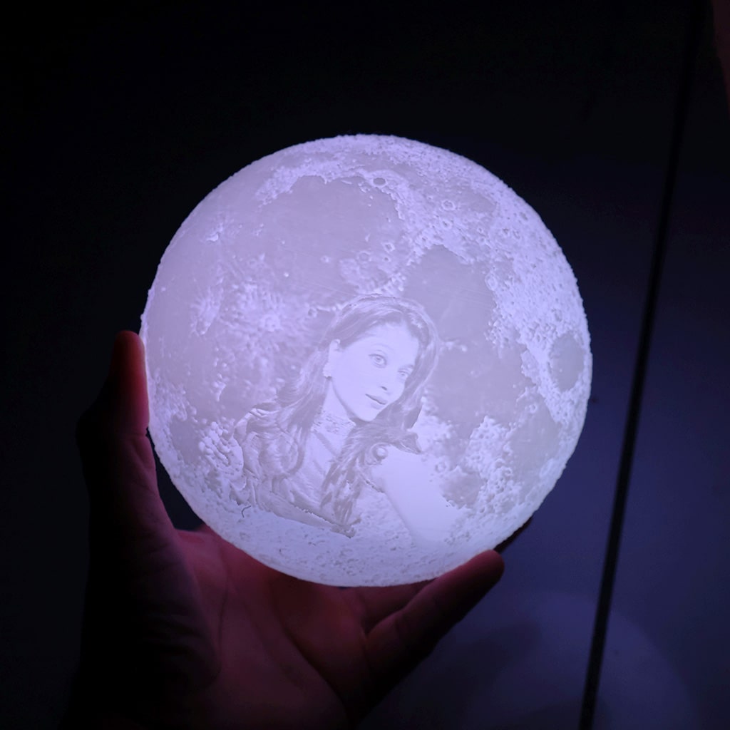 Photo Moon Lamp for Birthday and Anniversary