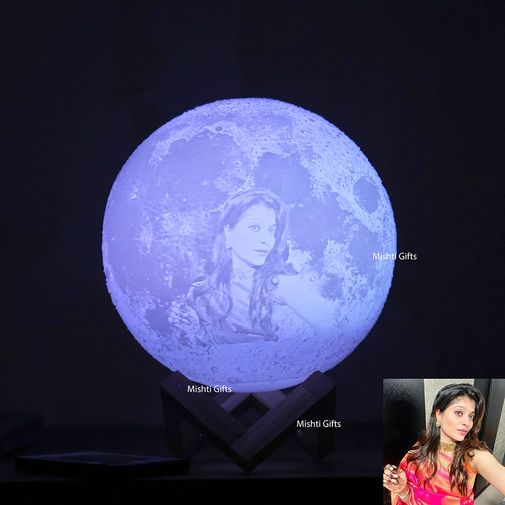 Photo Moon Lamp for Birthday and Anniversary