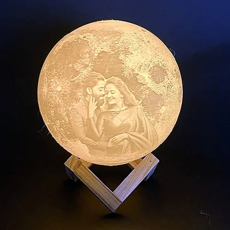 Personalised Photo Moon Lamp