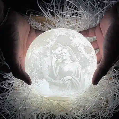 Personalised Photo Moon Lamp