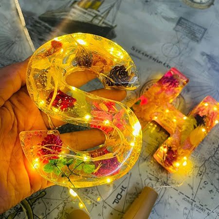 Resin Alphabet with LED