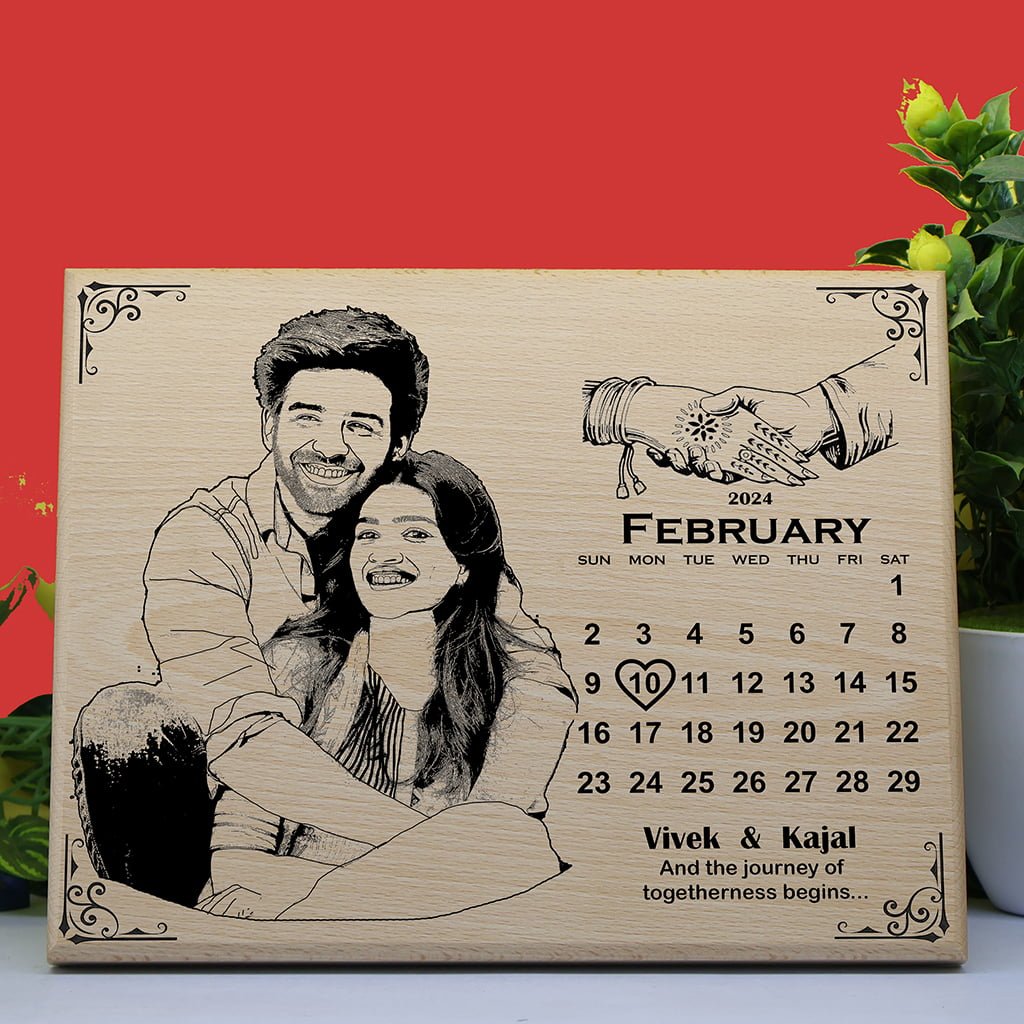 Save the Date Wooden Frame
