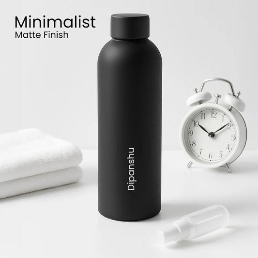 Custom Matte finish Stainless Steel Water Bottle – 500ml