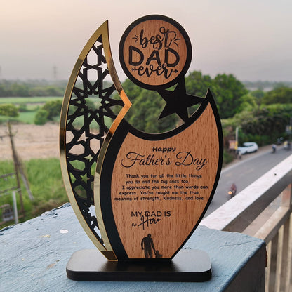 Best DaD ever Trophy for Father's Day