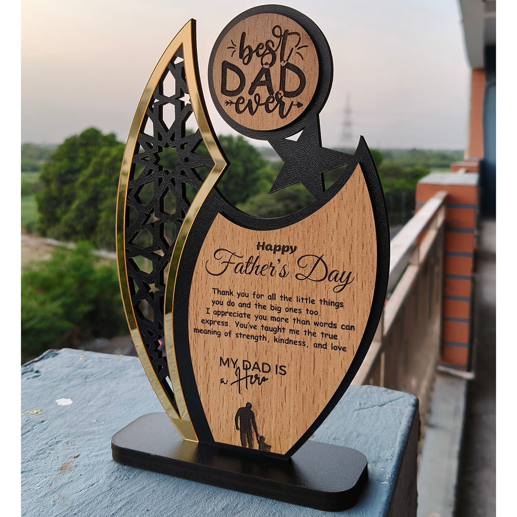 Best DaD ever Trophy for Father's Day