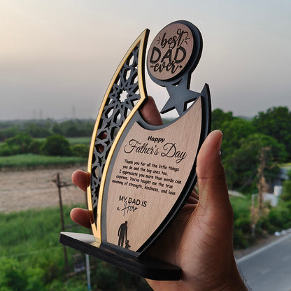 Best DaD ever Trophy for Father's Day