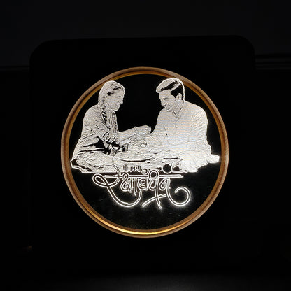LED Acrylic Night Lamp, Unique Rakhi Gift
