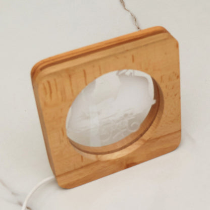 LED Acrylic Night Lamp, Unique Rakhi Gift
