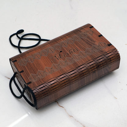 MDF Wooden Customized Purse for Women on this RakshaBandhan