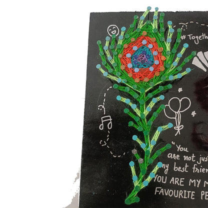 String Art Name Board for Happy Birthday