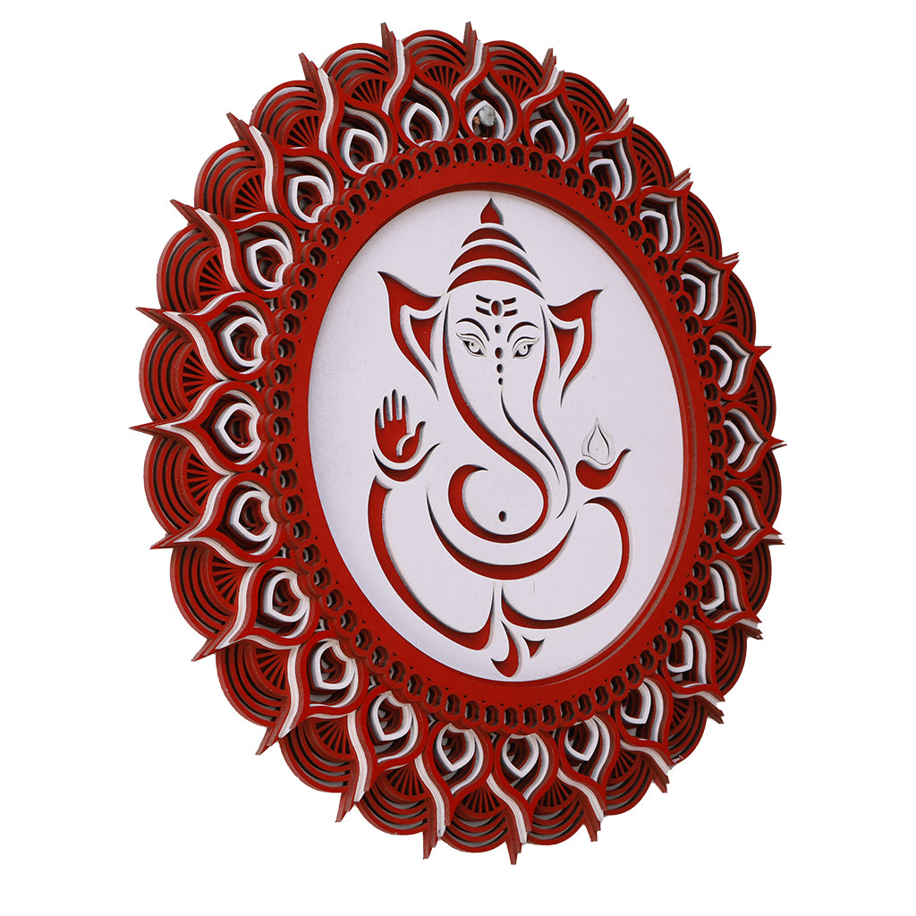 Multi-Layered Mandala with God Ganesha
