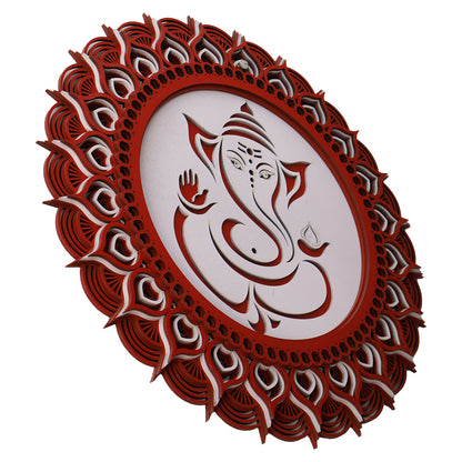 Multi-Layered Mandala with God Ganesha