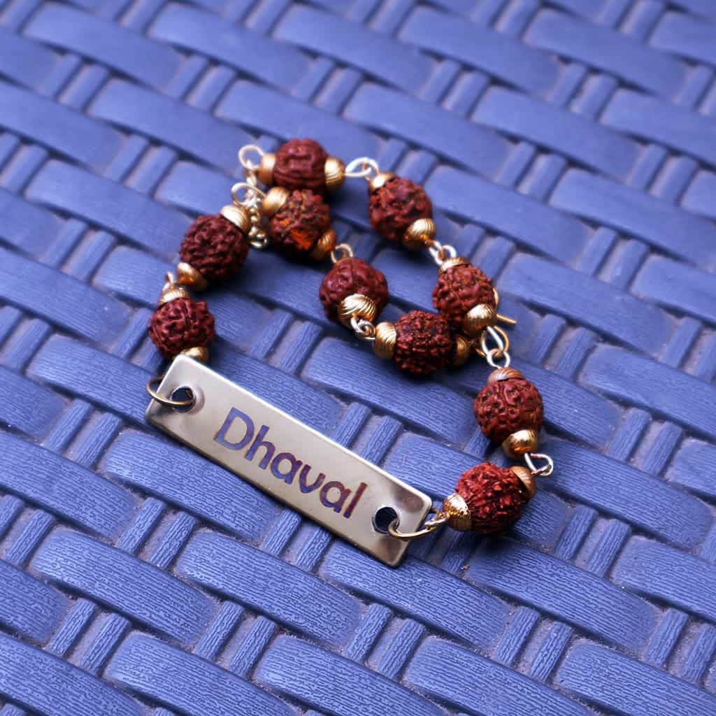 RakshaBandhan Gift Combo with Wooden Slice and Rakhi
