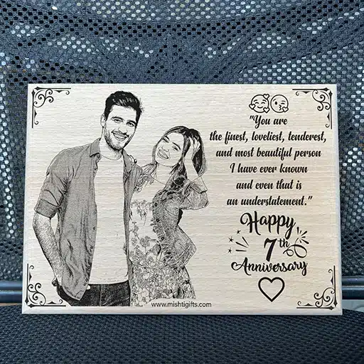 Anniversary Wooden Frame, Customized wooden Frames